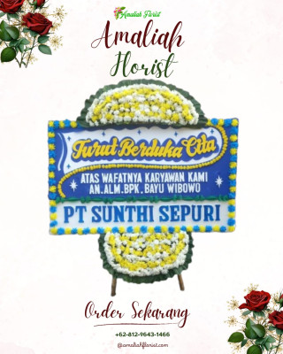 Papan Bunga Duka di Tani Aman