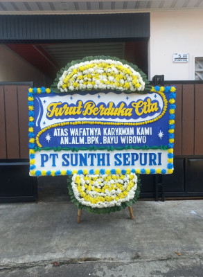 Papan Bunga Duka di Tani Aman
