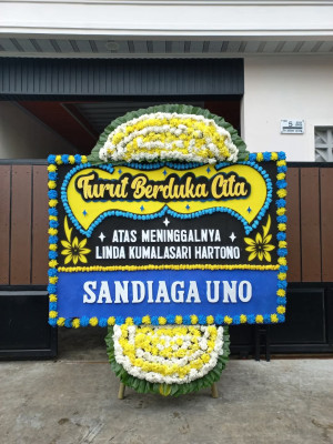 Papan Bunga Duka di Tani Aman
